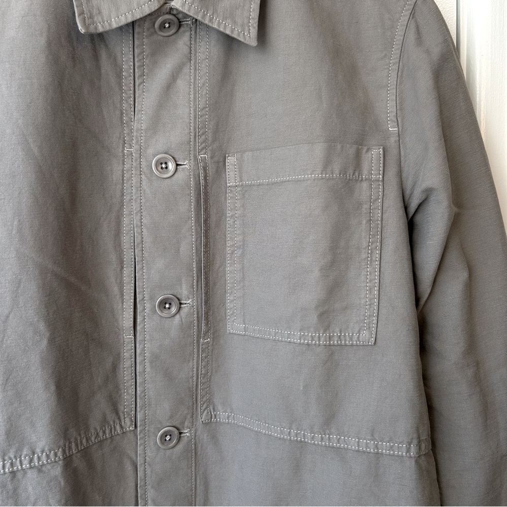 New Norse Projects Kyle Cotton-Linen Jacket Gray - Picture 7 of 15